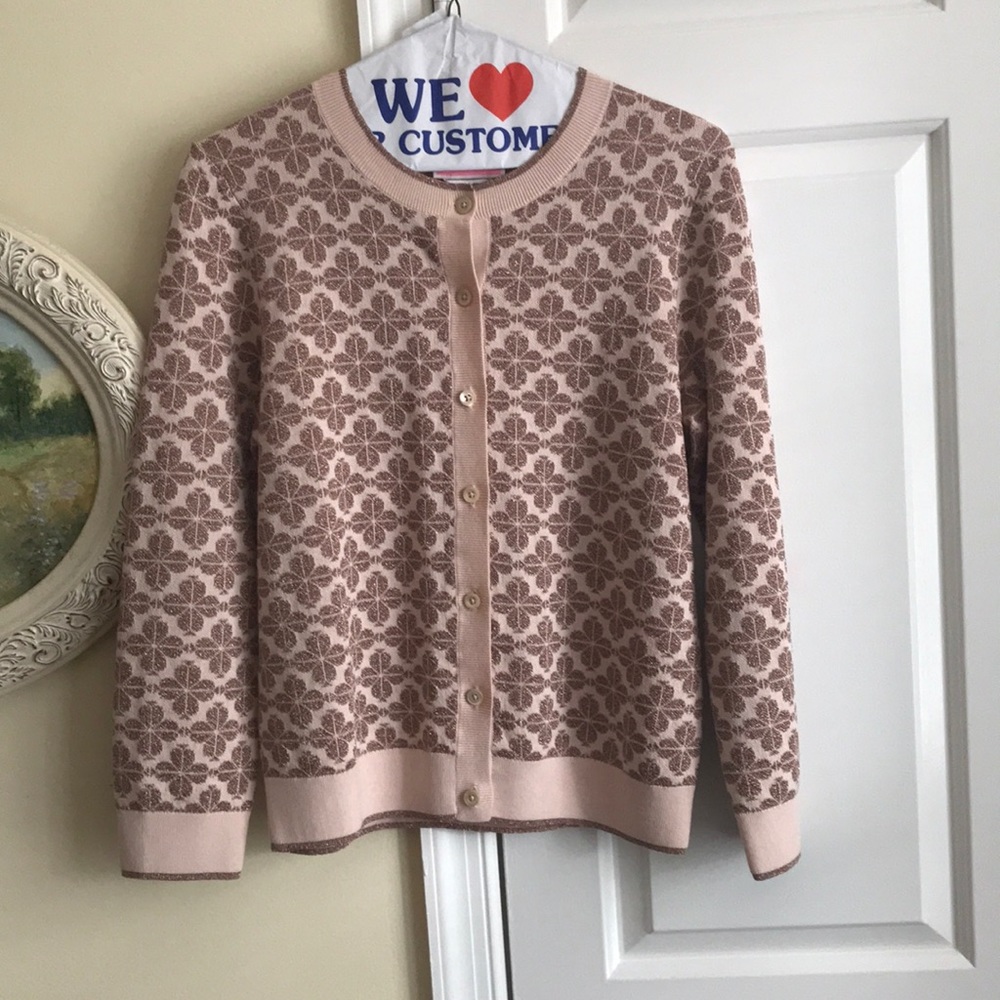 Kate Spade Rose Gold Sweater